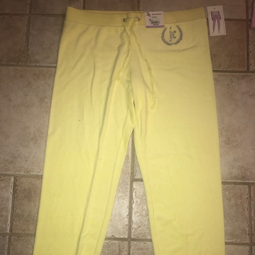 Yellow Juicy Couture joggers